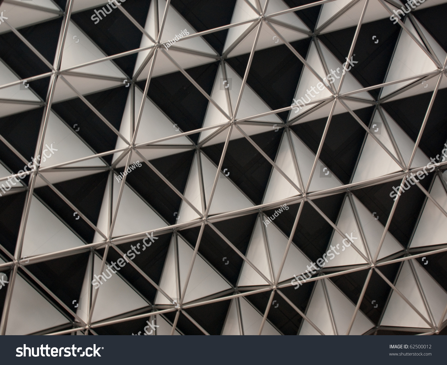 Triangular Ceiling Structure Stock Photo 62500012 : Shutterstock