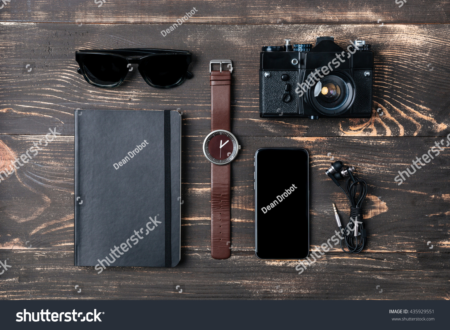 Trip Concept Items Mens Clothing Accessories Stock Photo Edit Now