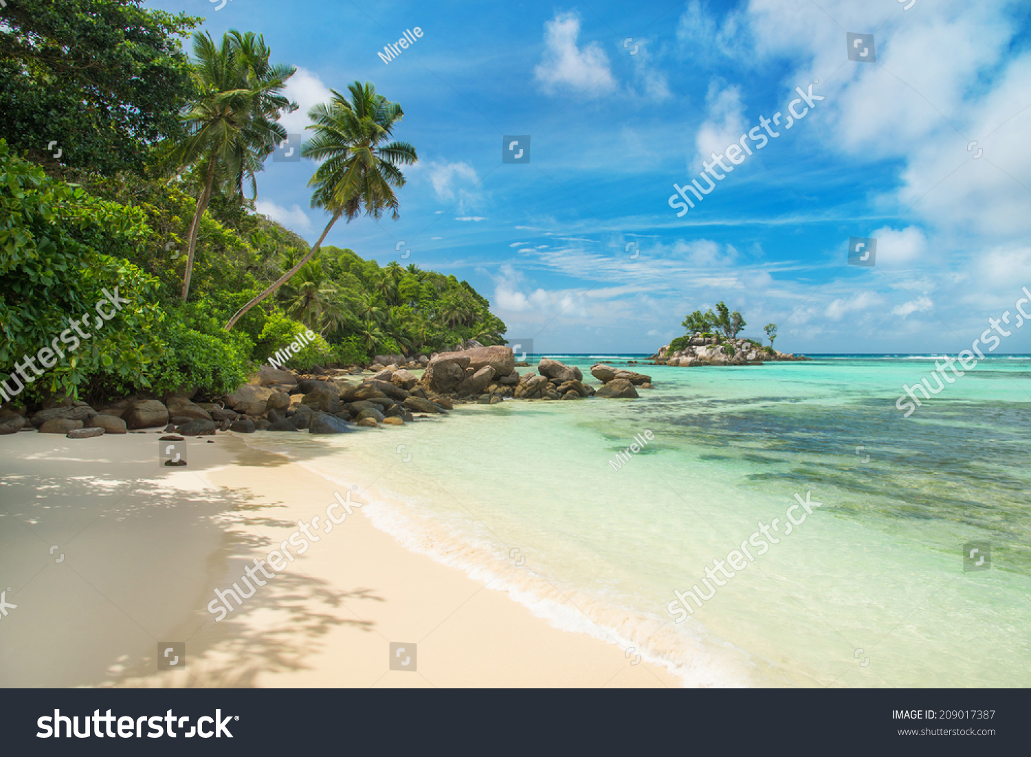 Tropical Beach Anse Royale Island Mahe Stock Photo Edit Now