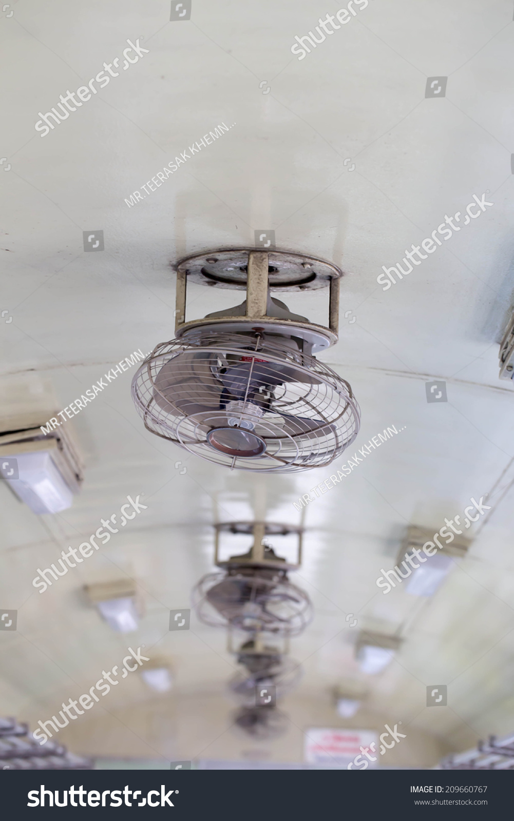 Tropical Wooden Colonial Style Ceiling Fan Stock Photo Edit Now