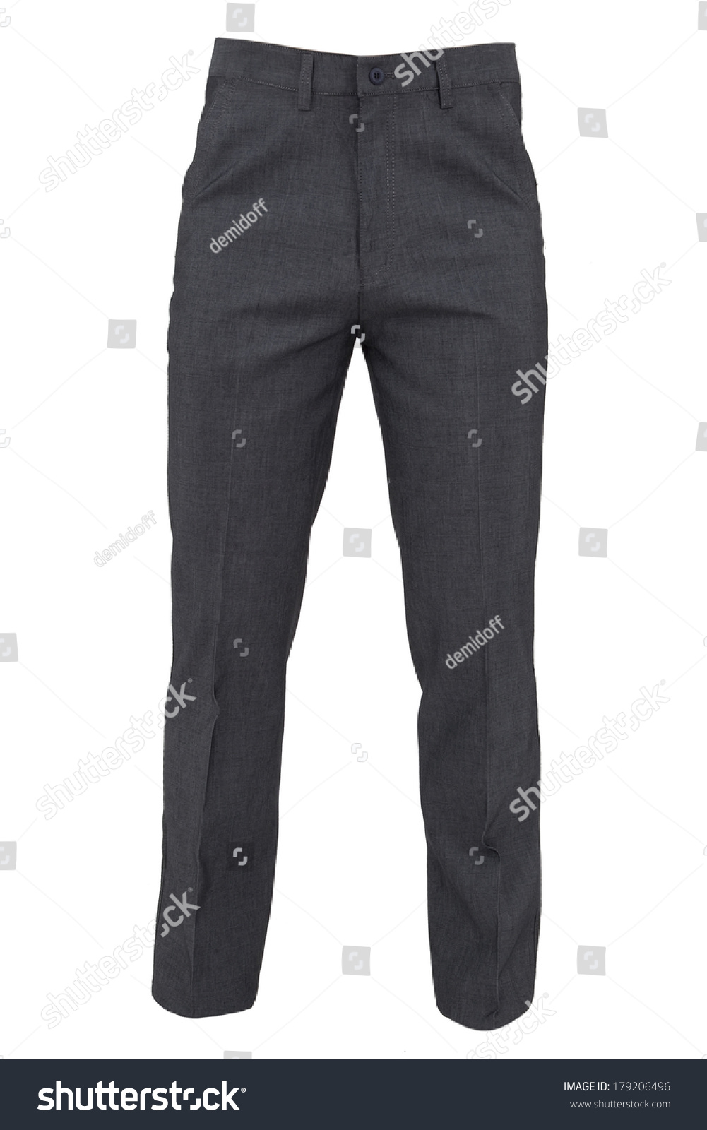 Trousers Men Isolated On White Background Stock Photo (Edit Now) 179206496