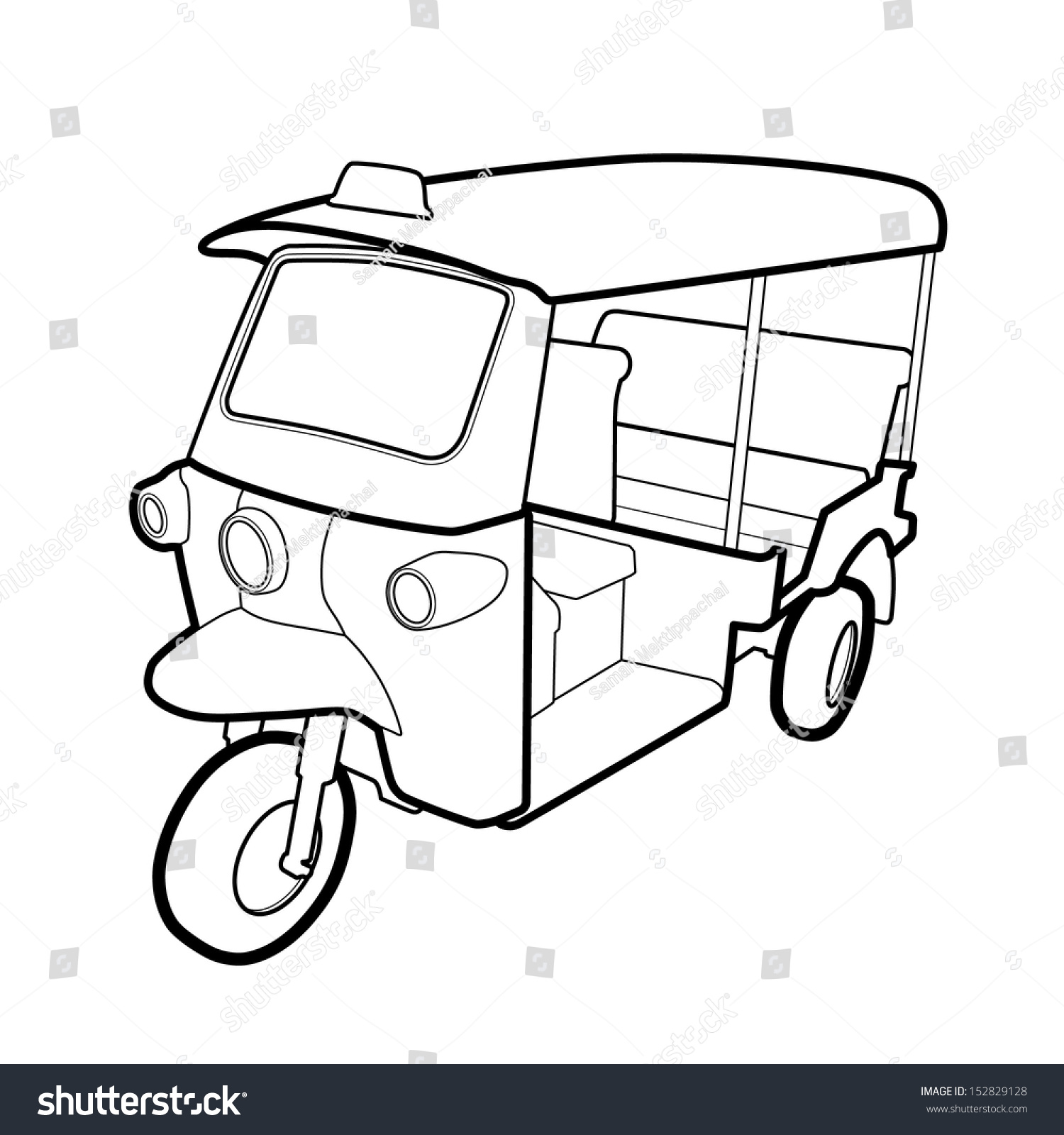 Tuk Tuk Stock Photo 152829128 : Shutterstock