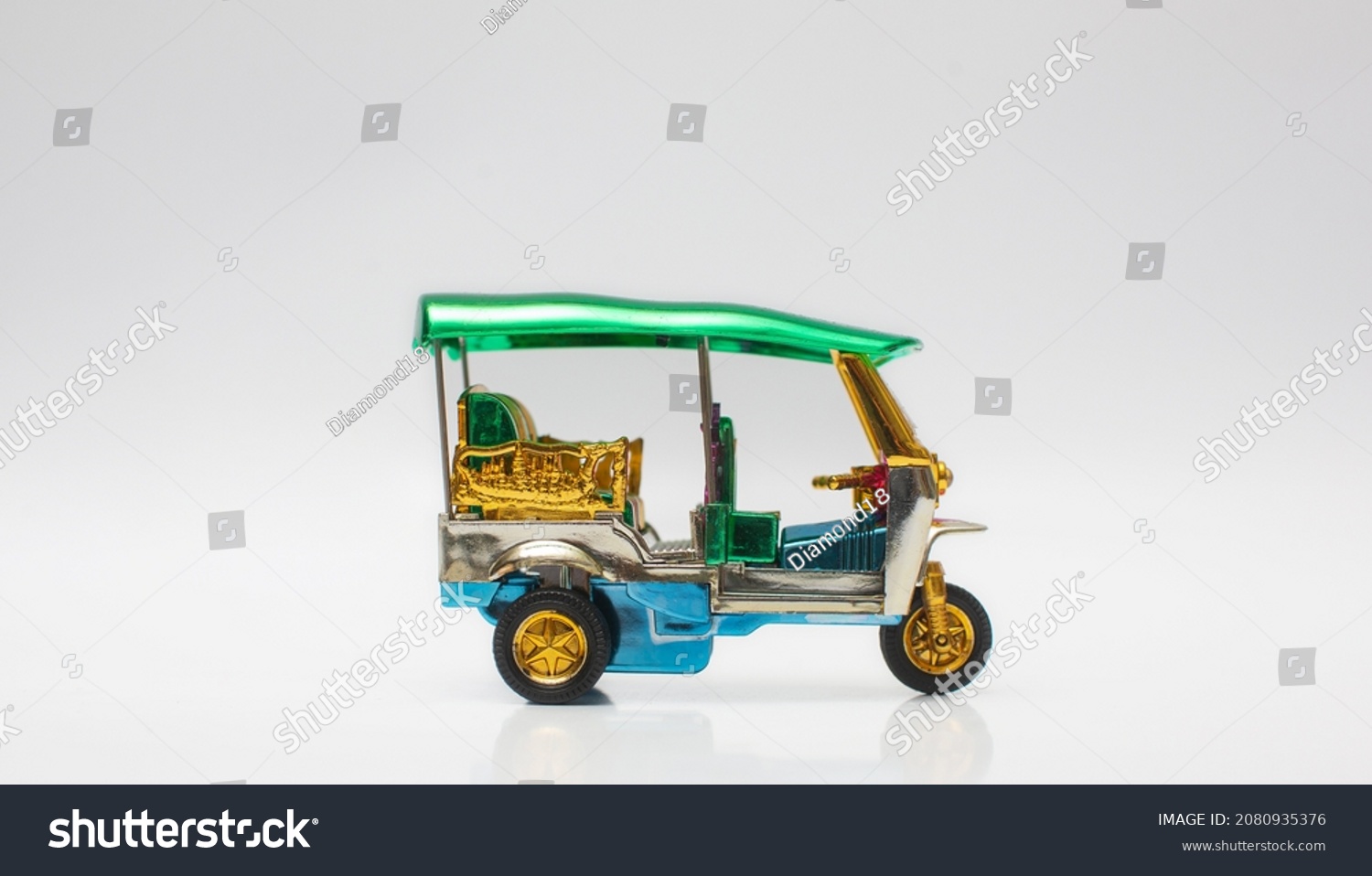Tuk tuk Taxi car Souvenir Modelthai boy Toey vehicle