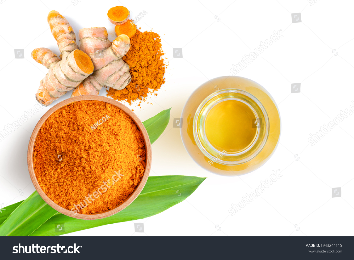 Tumeric Curcumin Curcuma Longa Linn Powder Stock Photo (Edit Now ...