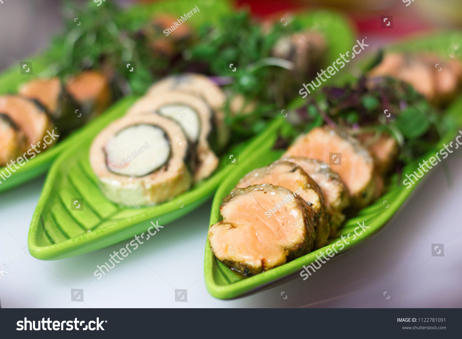 Turkey Roll Rotolo Di Tacchino Chicken Stock Photo Edit Now 1122781091