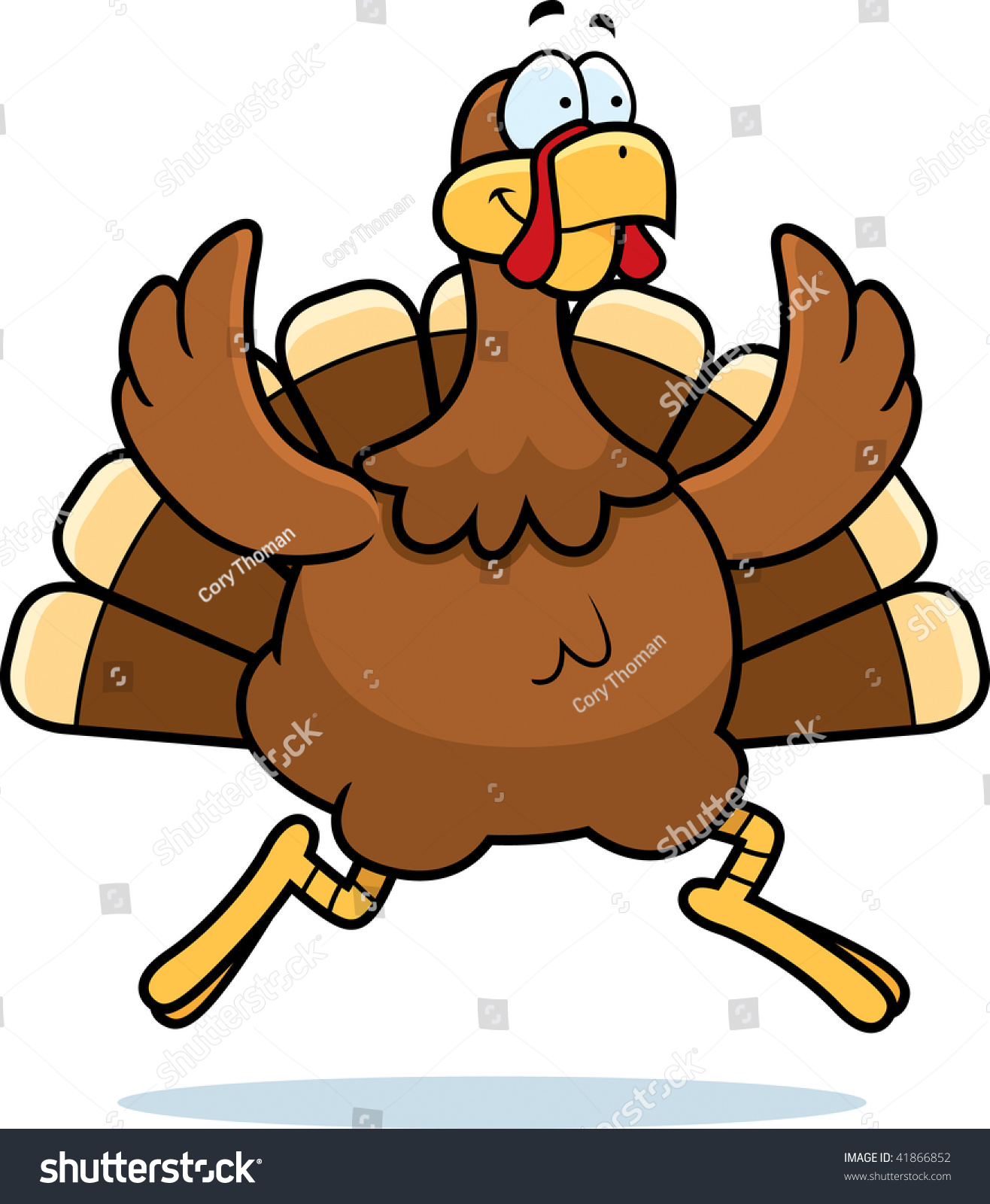 Turkey Running Stock Photo 41866852 : Shutterstock