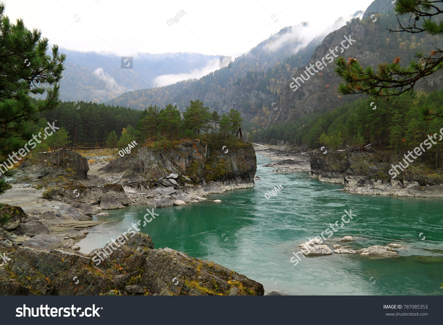 Turquoise Katun - rest on the mountain Altai Turquoise Katun - rest on the mountain Altai