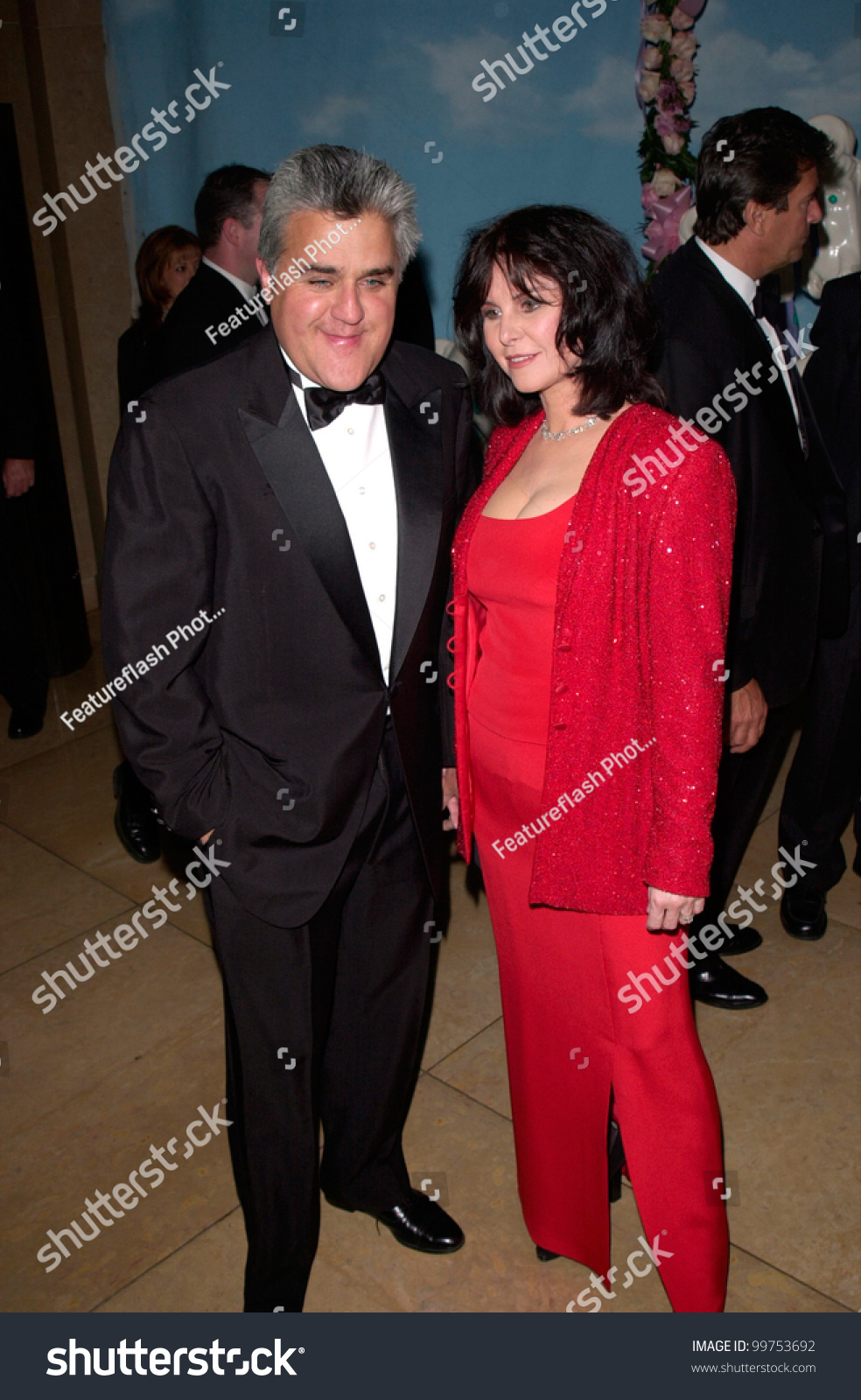 Tv Chat Show Host Jay Leno & Wife At The Carousel Of Hope Ball 2000 At ...