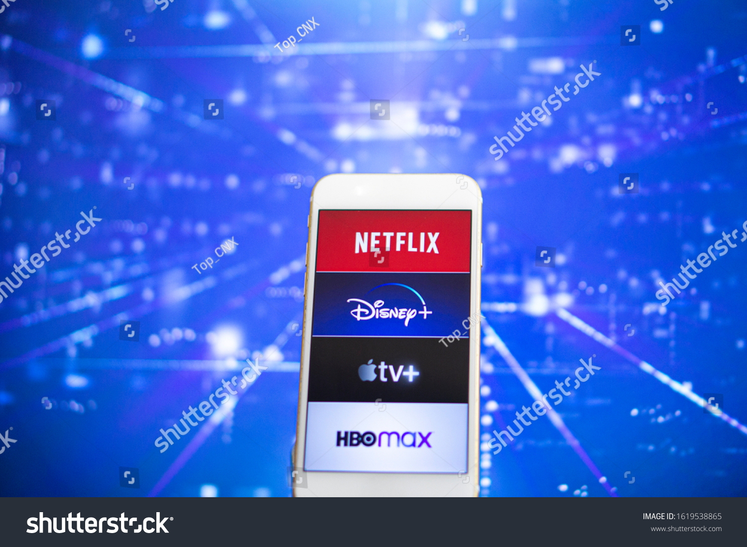 Tv Streaming Logo Netflix Disney Plus Stock Photo Edit Now