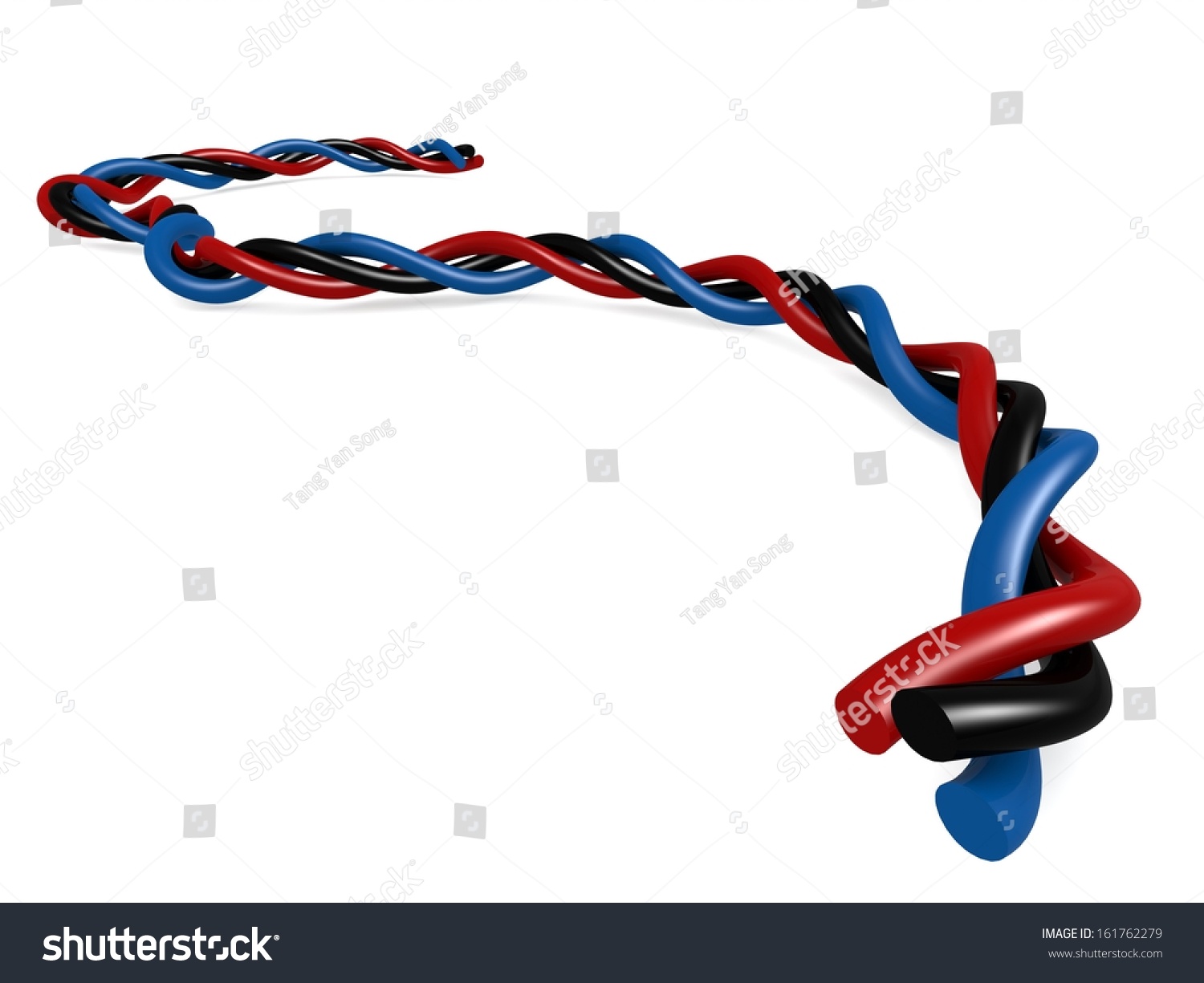 Twisted Wire Stock Illustration 161762279