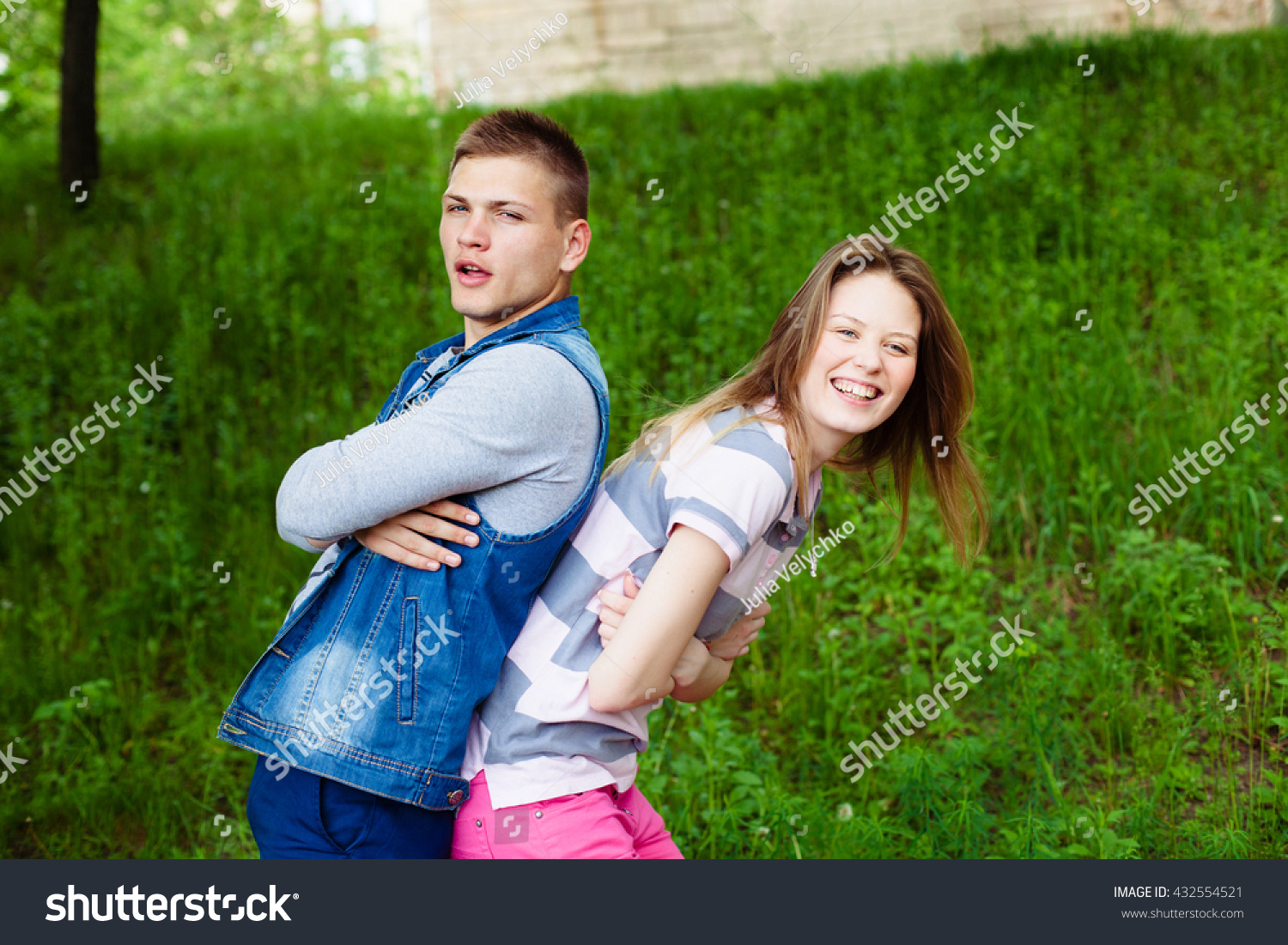 Two Best Friends Boy Girl Couple Stock Photo Edit Now
