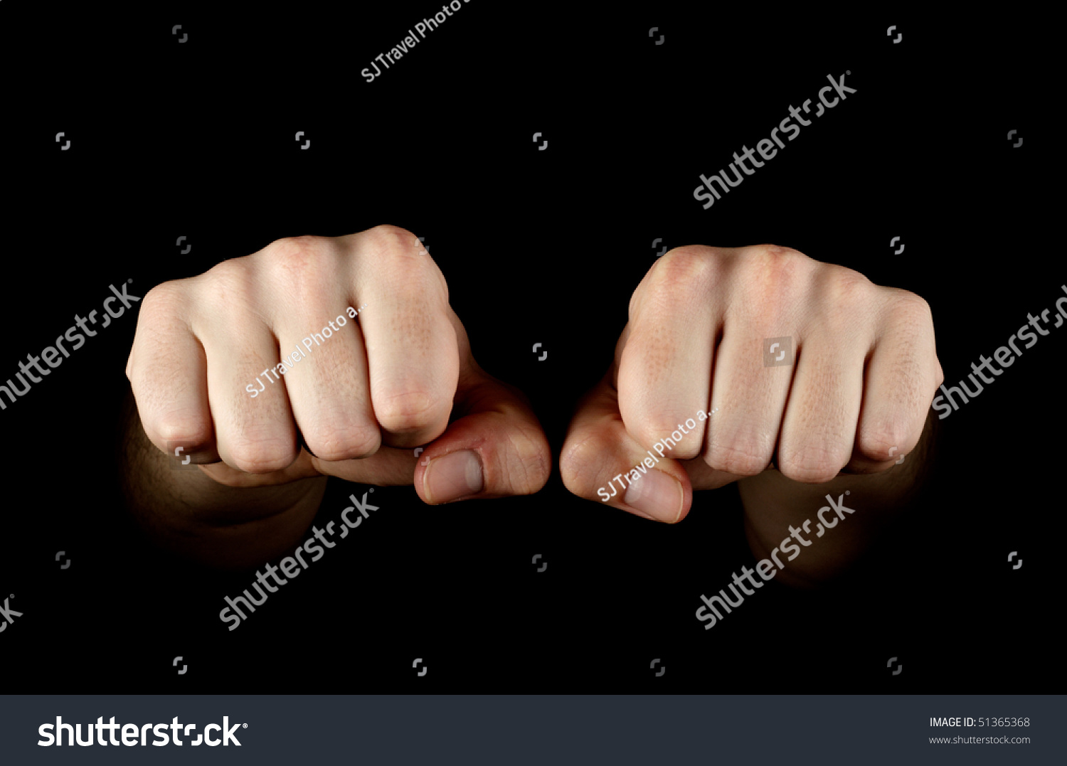 Two Fists Isolated On Black Background Stock Photo 51365368 Shutterstock