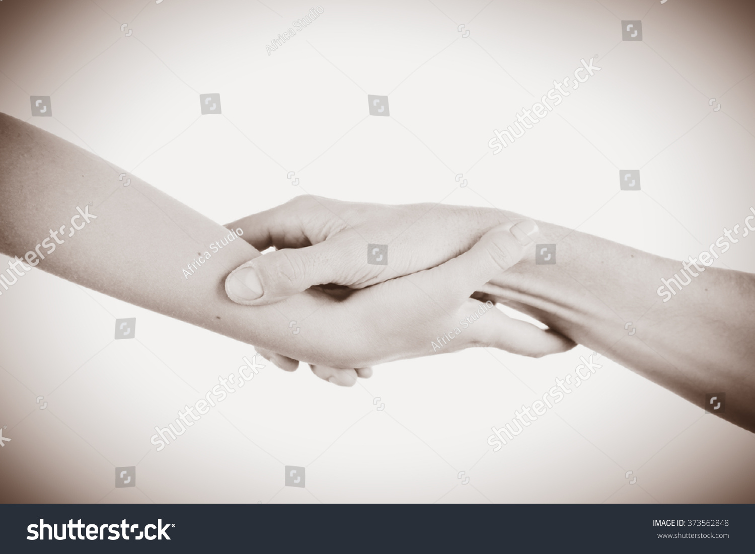 Two Hands Reaching Toward Each Other Stock Photo 373562848 | Shutterstock