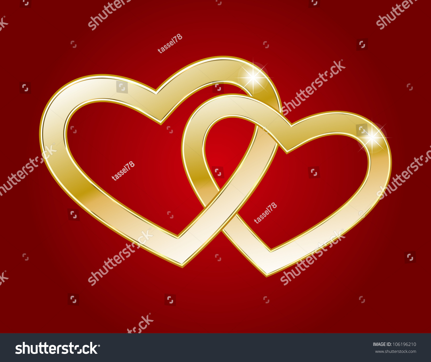 631 Double heart of gold Images, Stock Photos & Vectors | Shutterstock