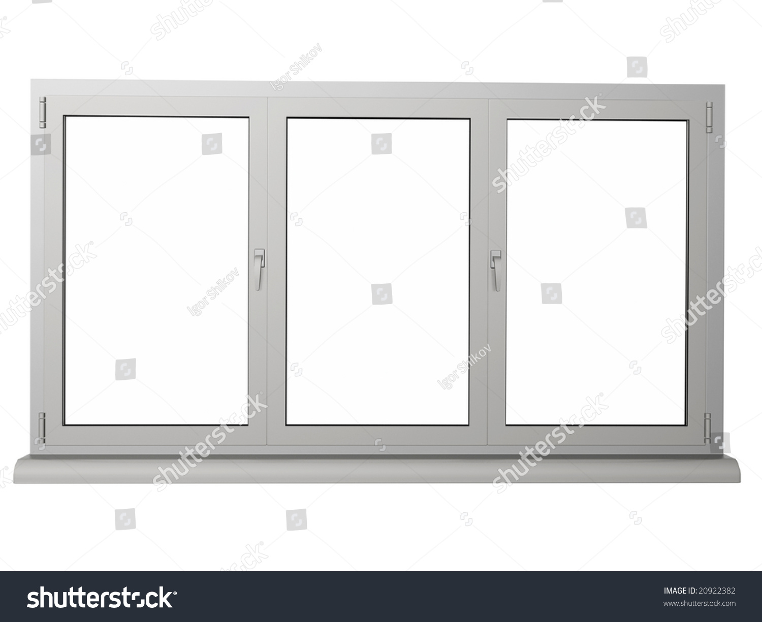 Two Layers Three Frame Plastic Window Stock Illustration 20922382 ...