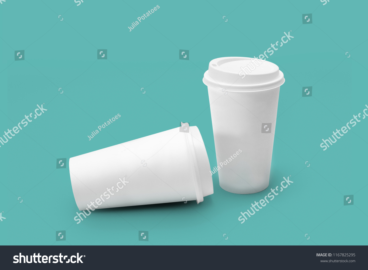 coloured paper cups