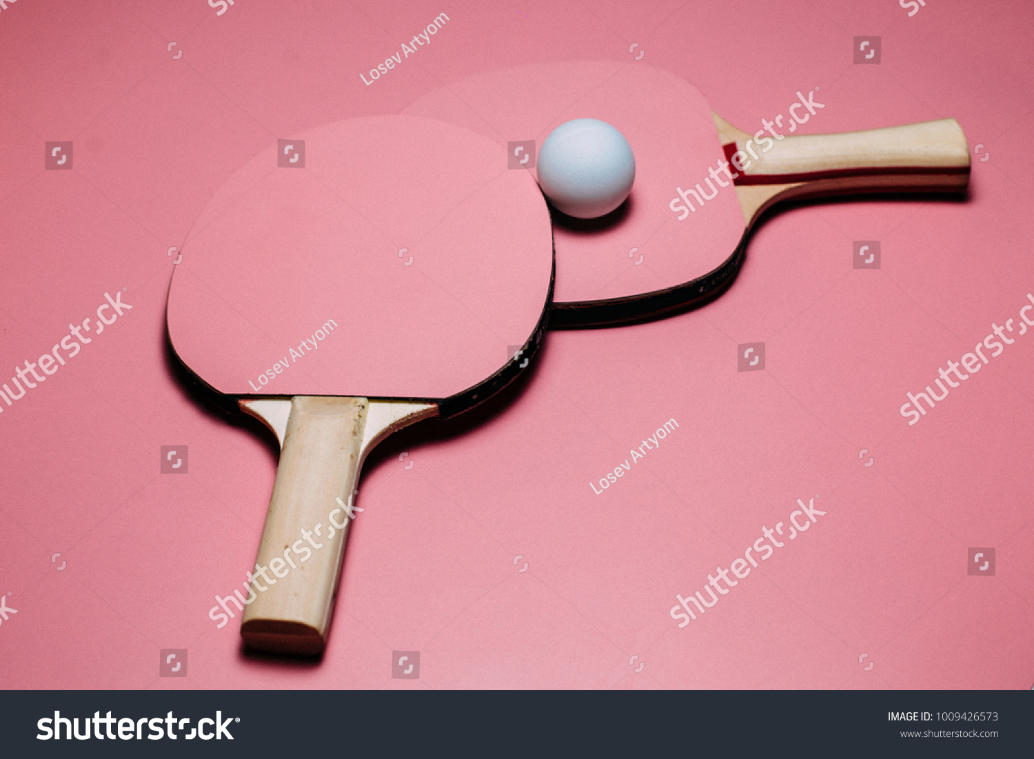 pink table tennis table