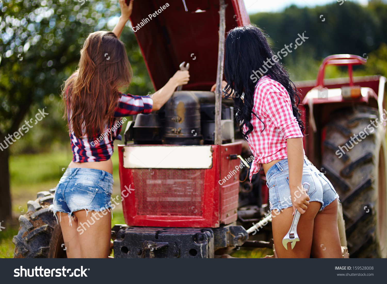 Sexy Woman Tractor Images Stock Photos Vectors Shutterstock