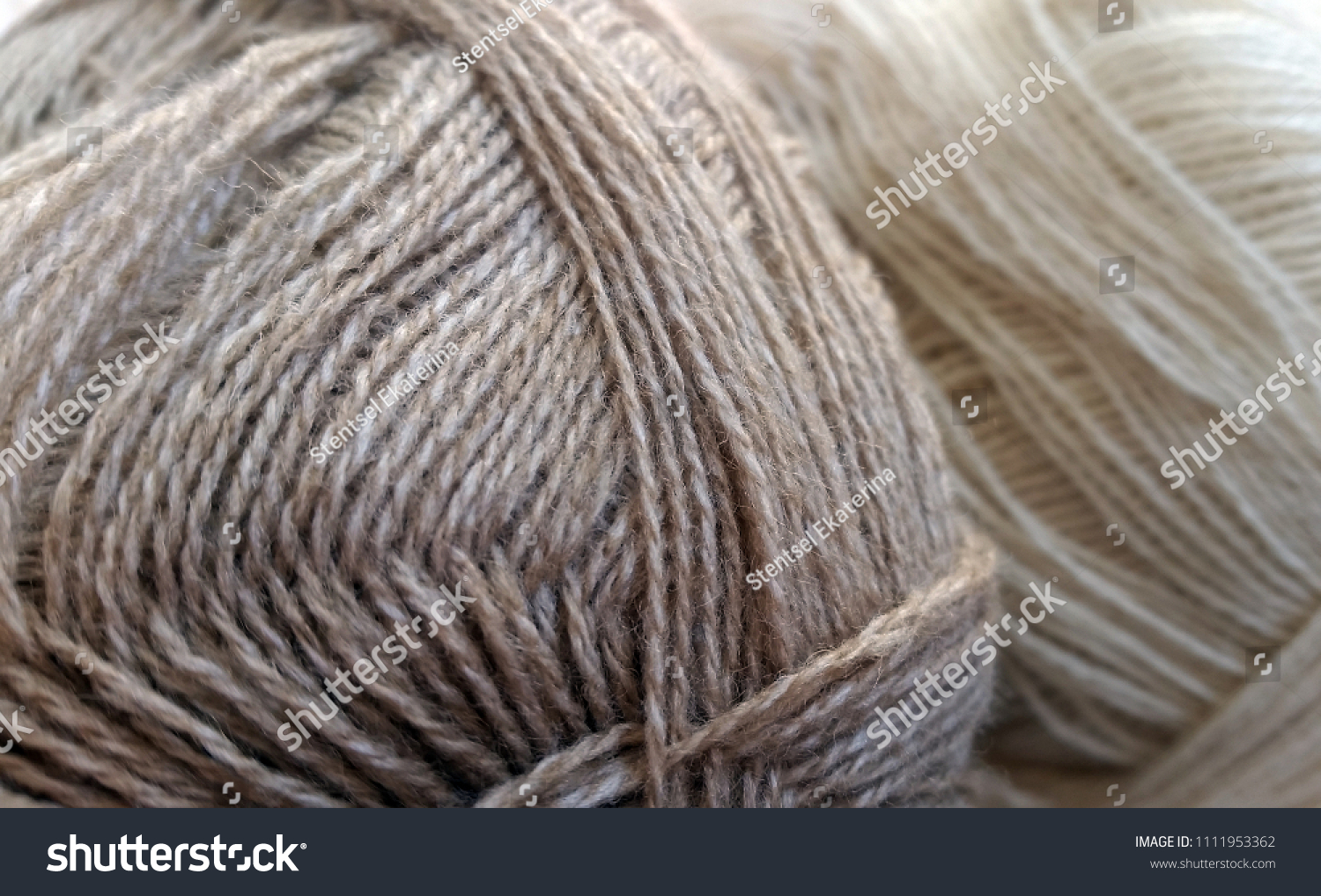 Two Tangles Natural Hair Colors Stock Photo Edit Now 1111953362