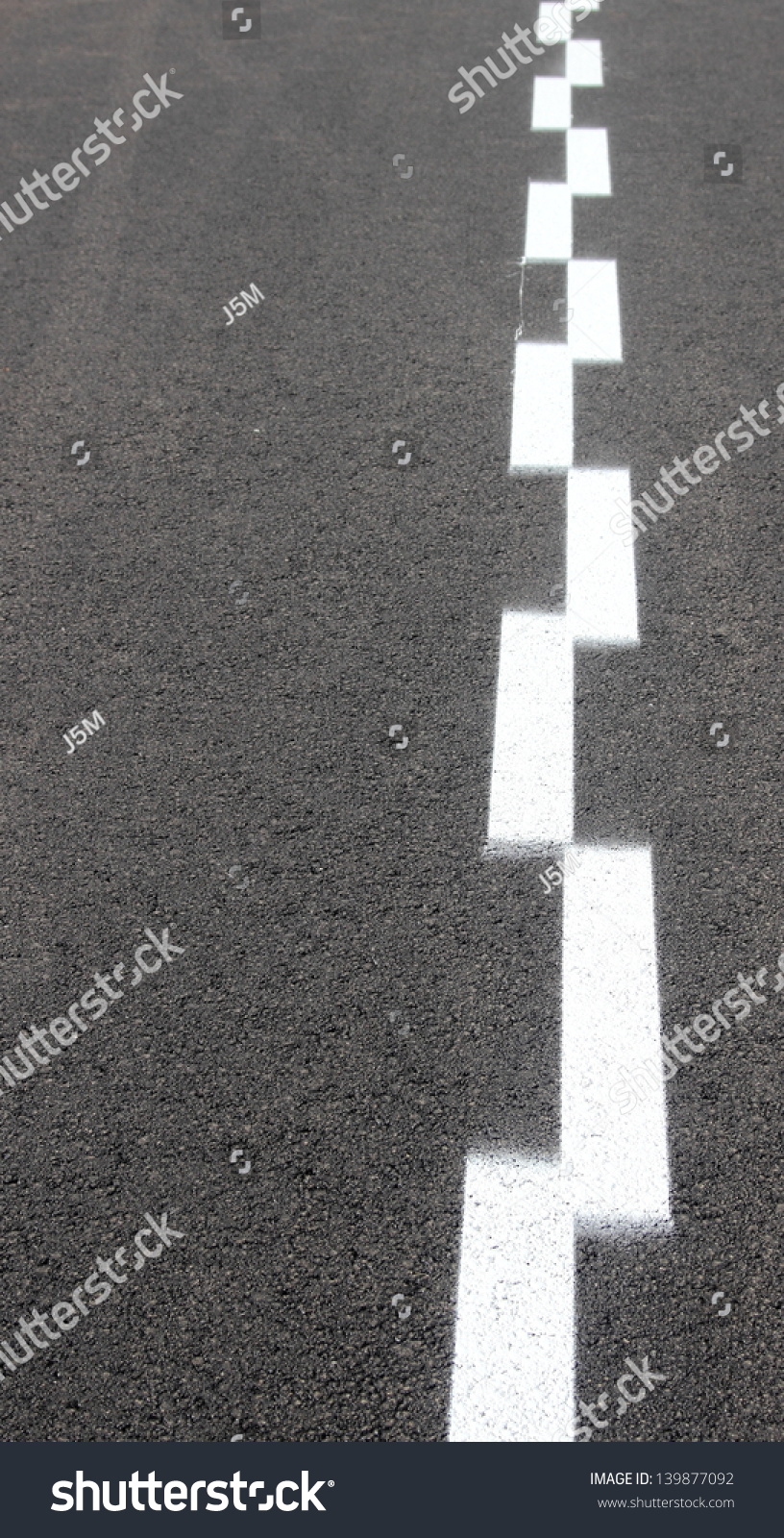 Two White Dashed Lines Stock Photo 139877092 | Shutterstock