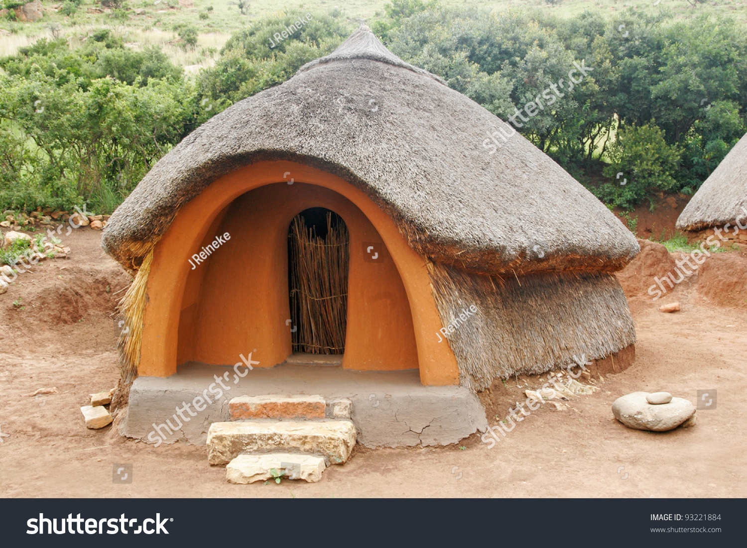 Typical African Tribal Hut Stock Photo 93221884 : Shutterstock