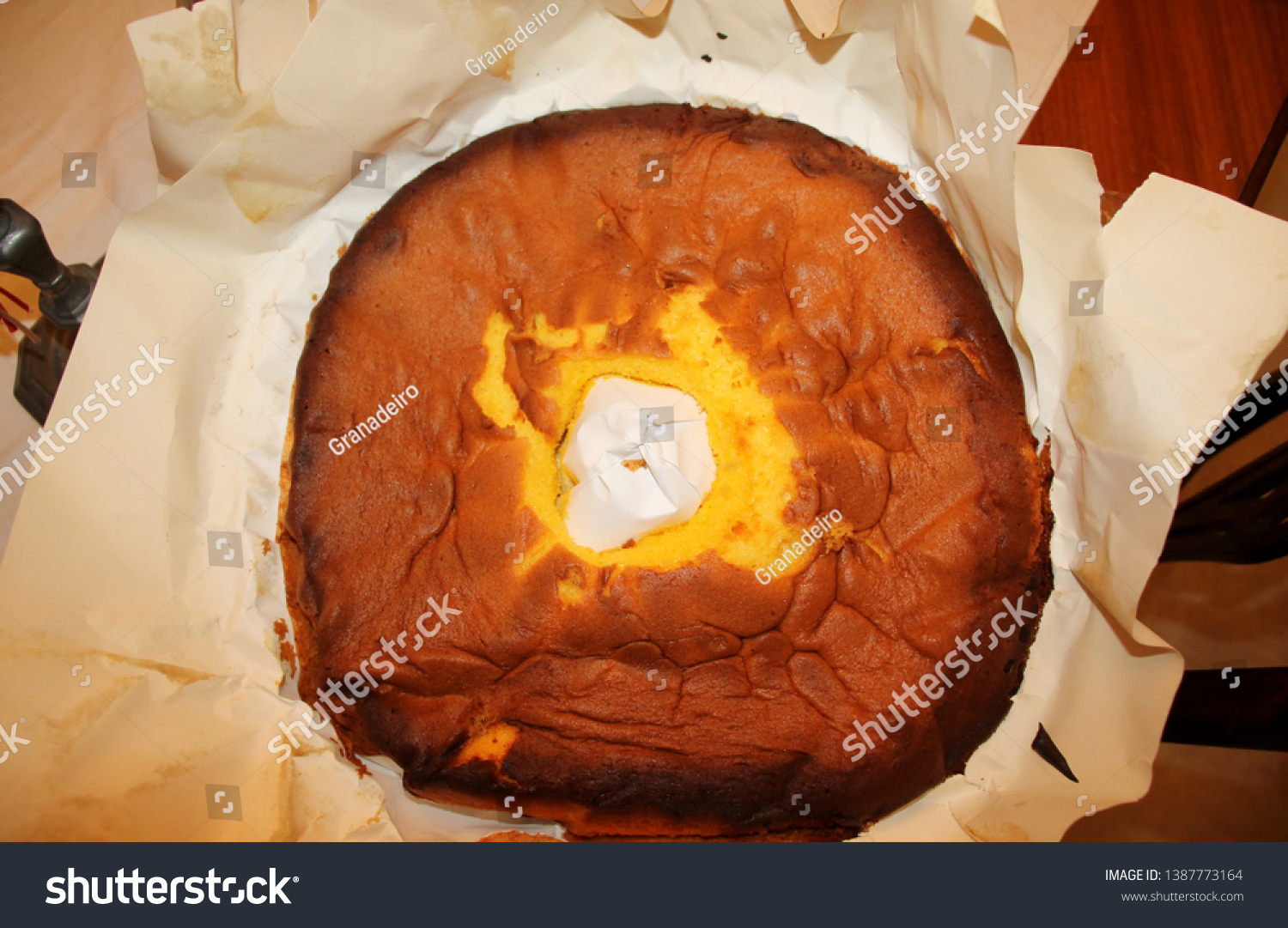 Typical Cake Portugal Pao De Lo Stock Photo Edit Now