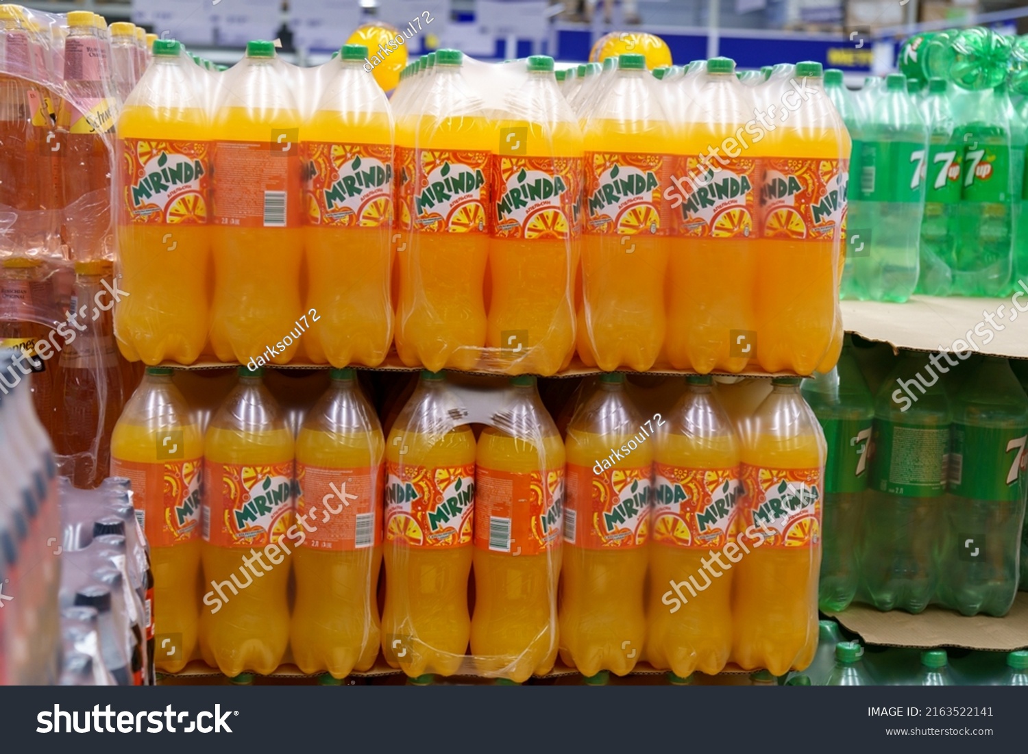 Tyumen Russiamarch 25 2022 Mirinda Lemonade Stock Photo 2163522141 ...