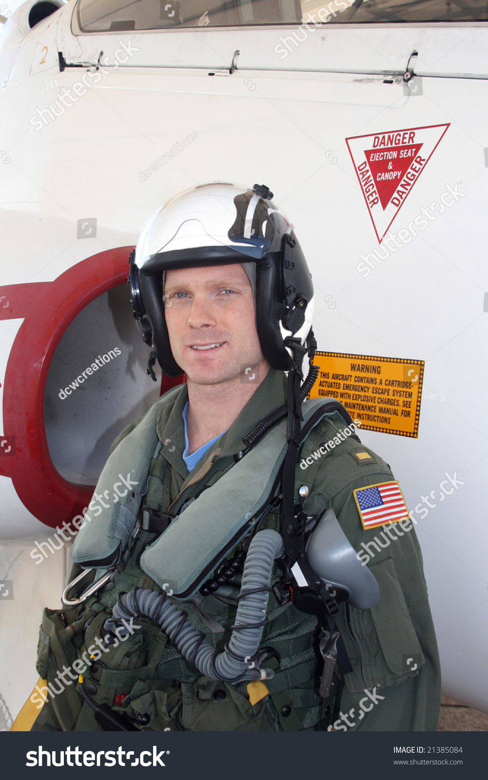 U.S. Navy Fighter Pilot Stock Photo 21385084 : Shutterstock