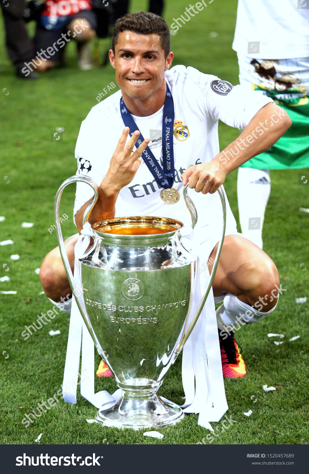 Uefa Champions League Final Real Madrid Stock Photo 1520457689 ...