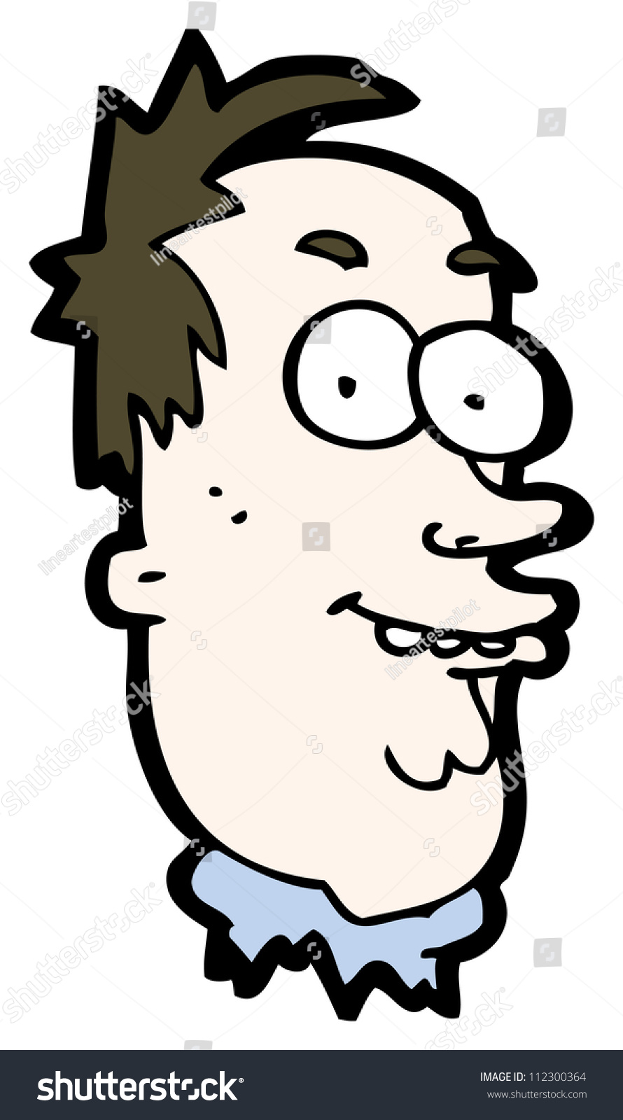 Ugly Man Cartoon Stock Photo 112300364 : Shutterstock