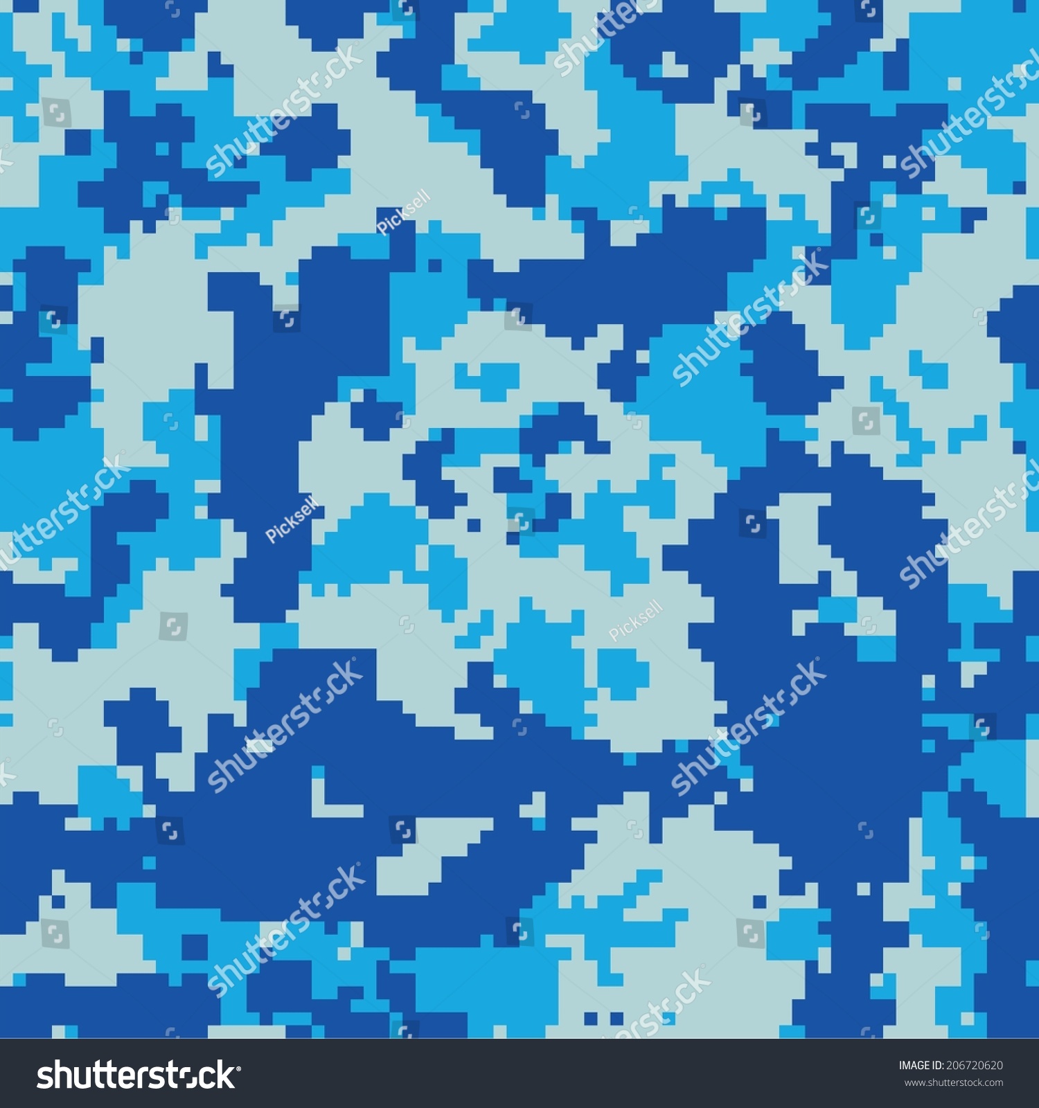 Ukrainian Air Forces Seamless Blue Digital Camo Texture. 200+ Camo ...