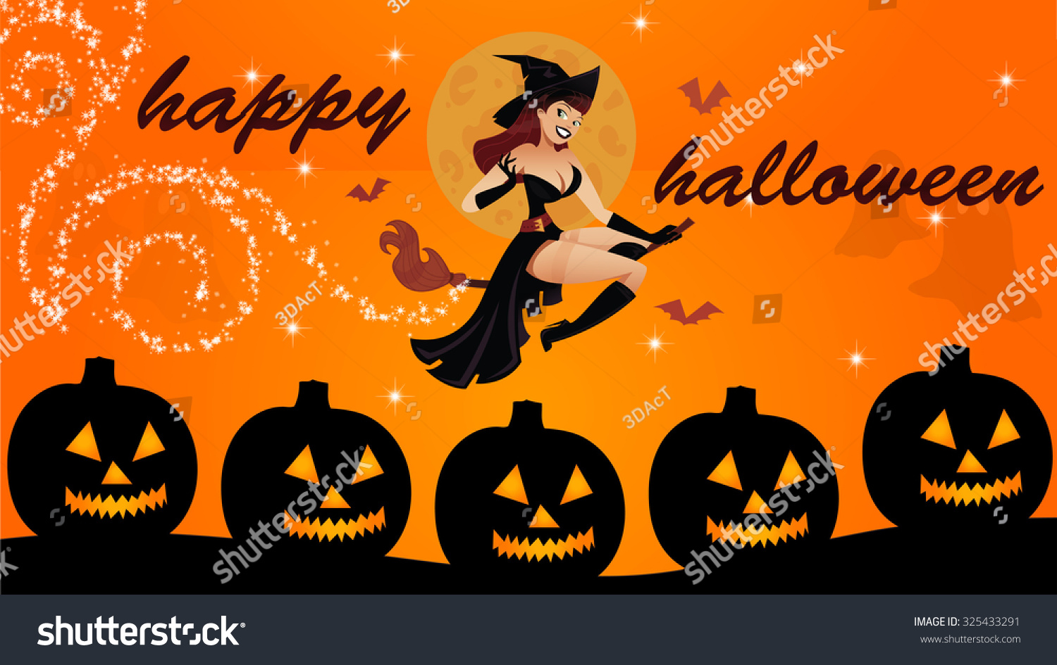 ultra high definition halloween image stock illustration 325433291