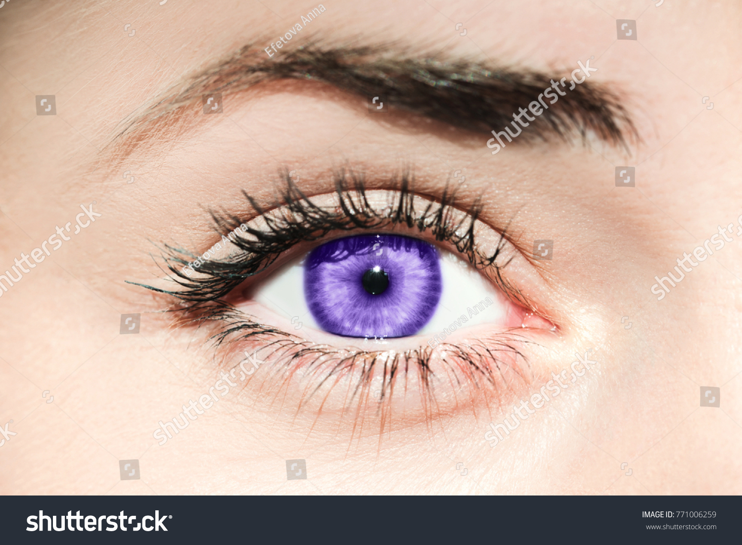 1. "Violet Eyes and Blue Hair: A Unique Combination" - wide 8