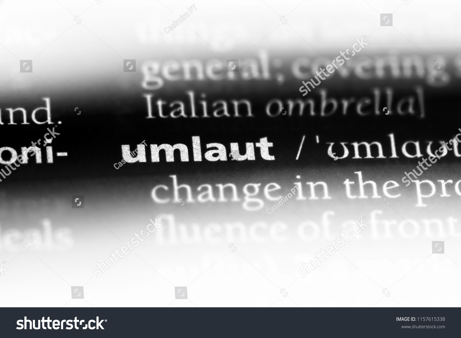 Umlaut Word Dictionary Umlaut Concept Stock Photo Edit Now