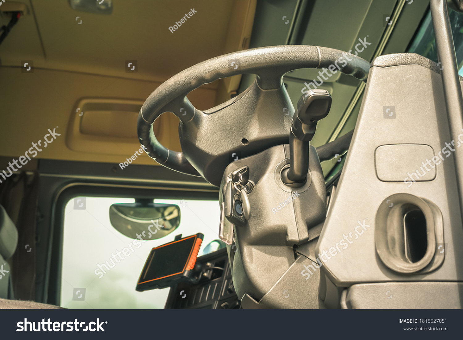 Underneath View Open Cab Interior Big Stock Photo 1815527051 | Shutterstock