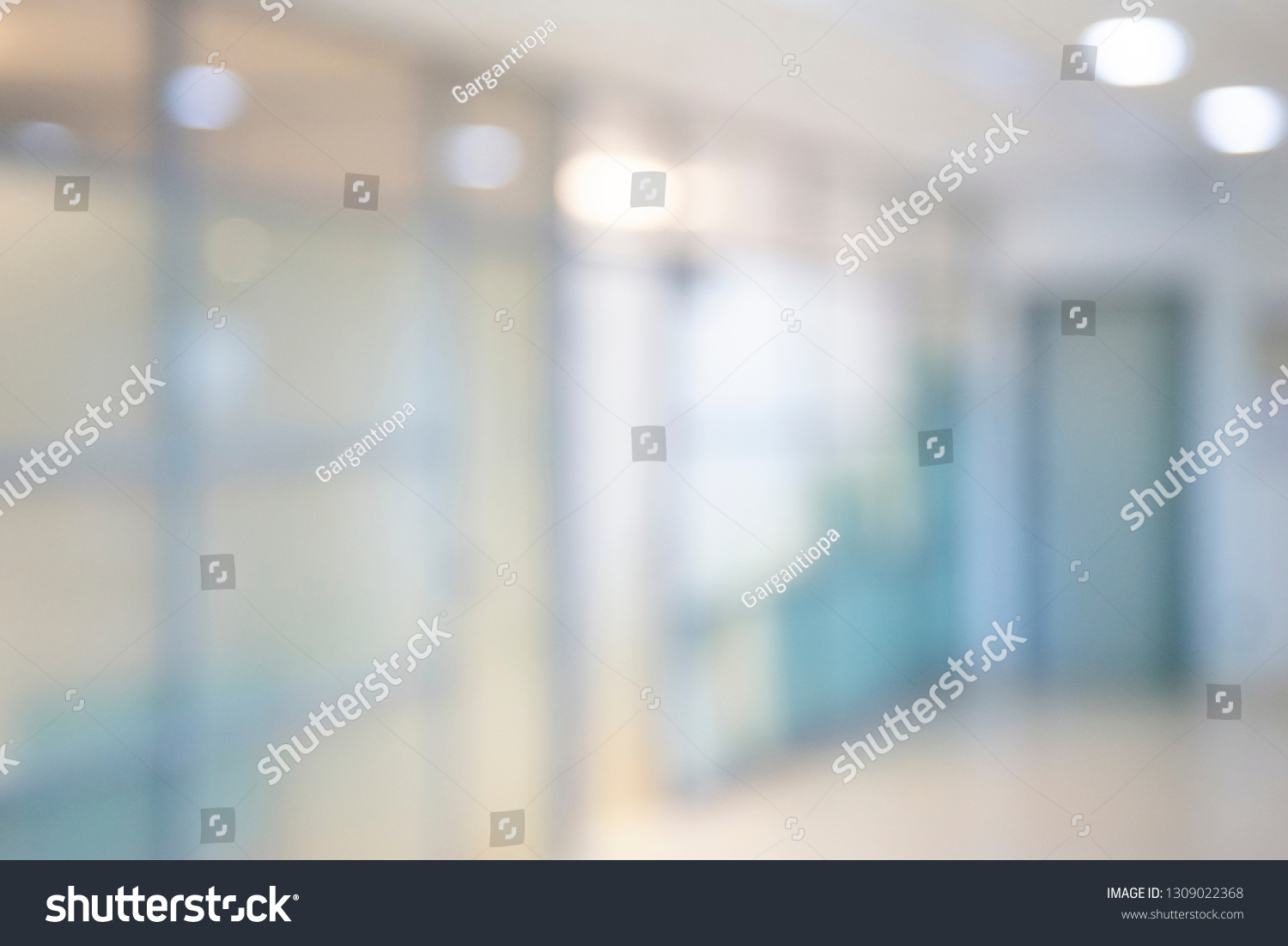 Unfocused Office Place Blur Background Stock Photo (Edit Now) 1309022368