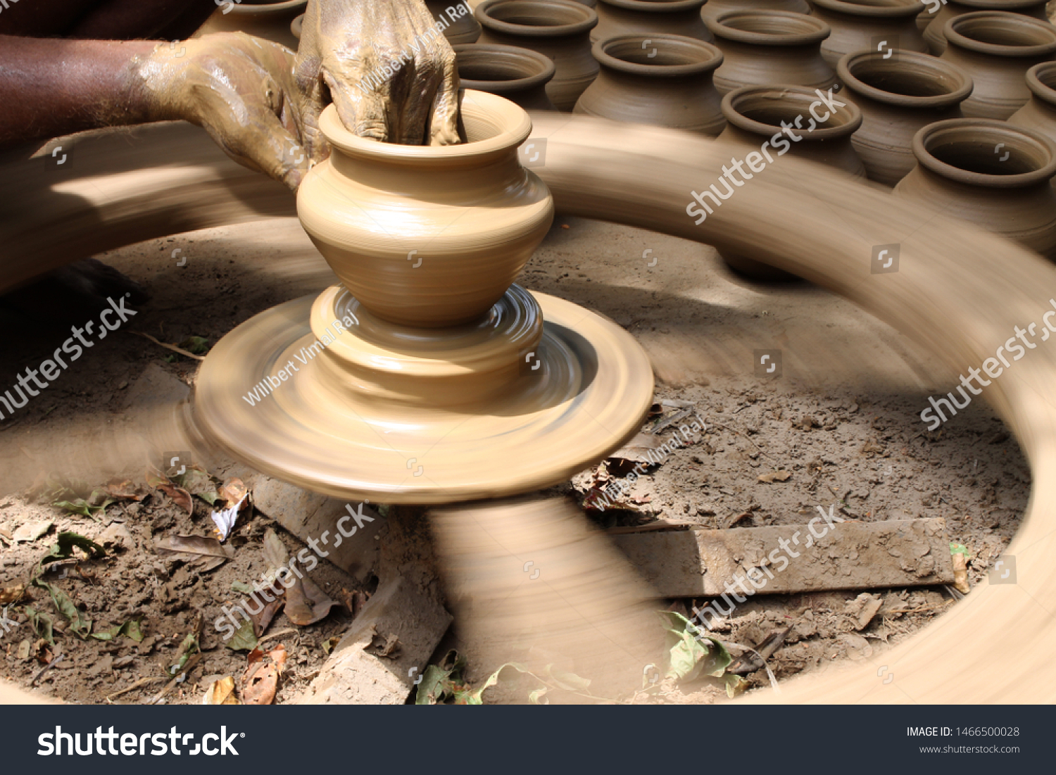 Unglazed Pottery Oldest Form Pottery Practiced Stock Photo 1466500028 Shutterstock