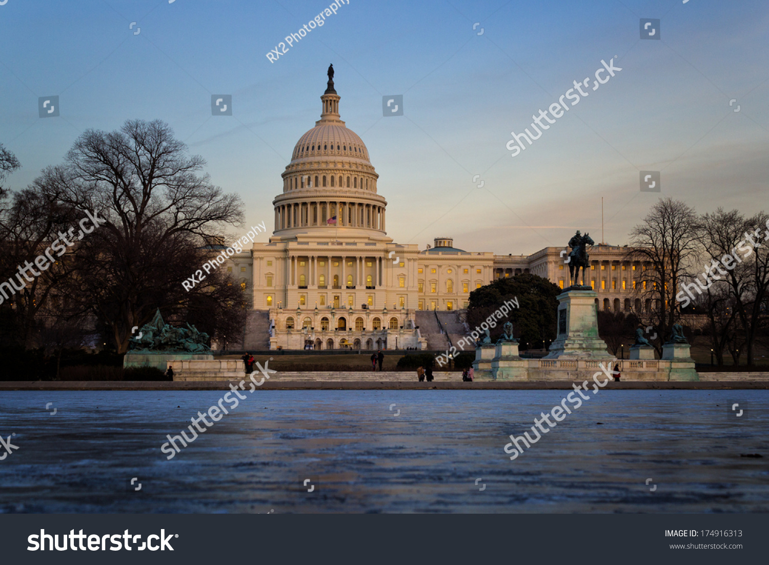 United States Capitol Building Back Stock Photo 174916313 : Shutterstock