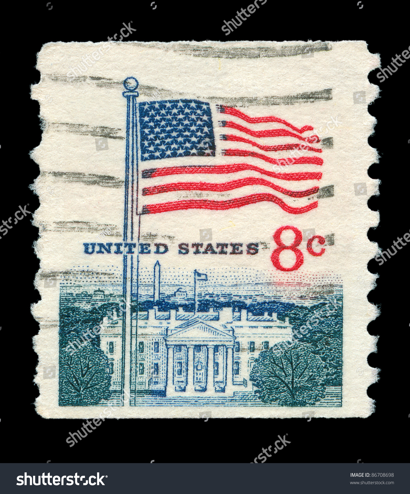 United States - Circa 1950: Mail Stamp Printed The Usa Featuring The ...