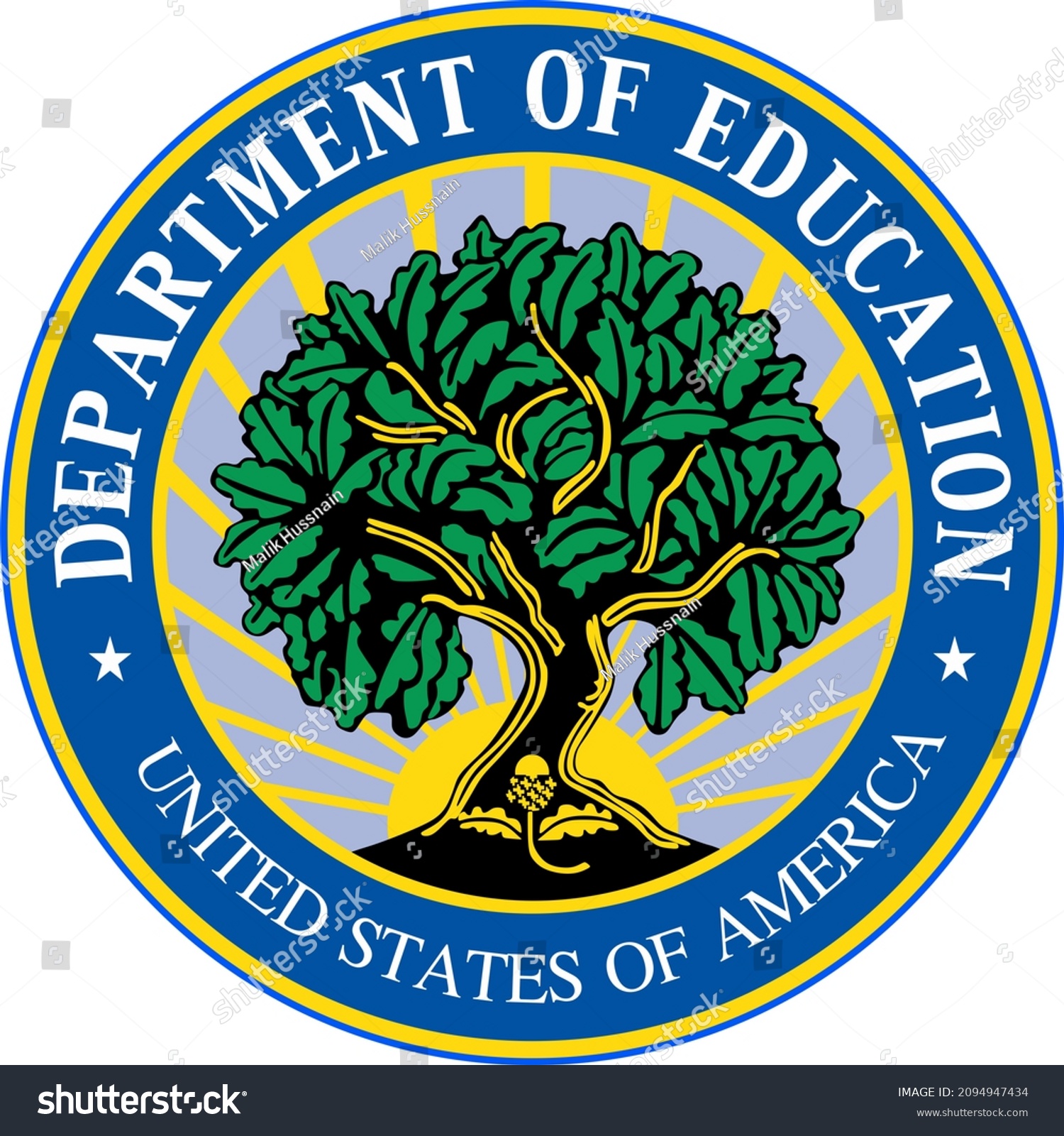 United States America Department Education Logo Stock Illustration 2094947434 Shutterstock 9817