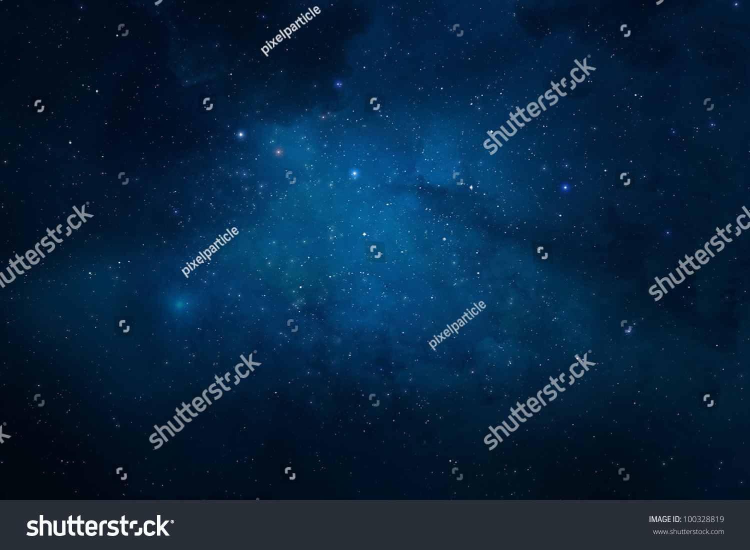 Universe Filled With Stars, Nebula And Galaxy Stock Photo 100328819 ...