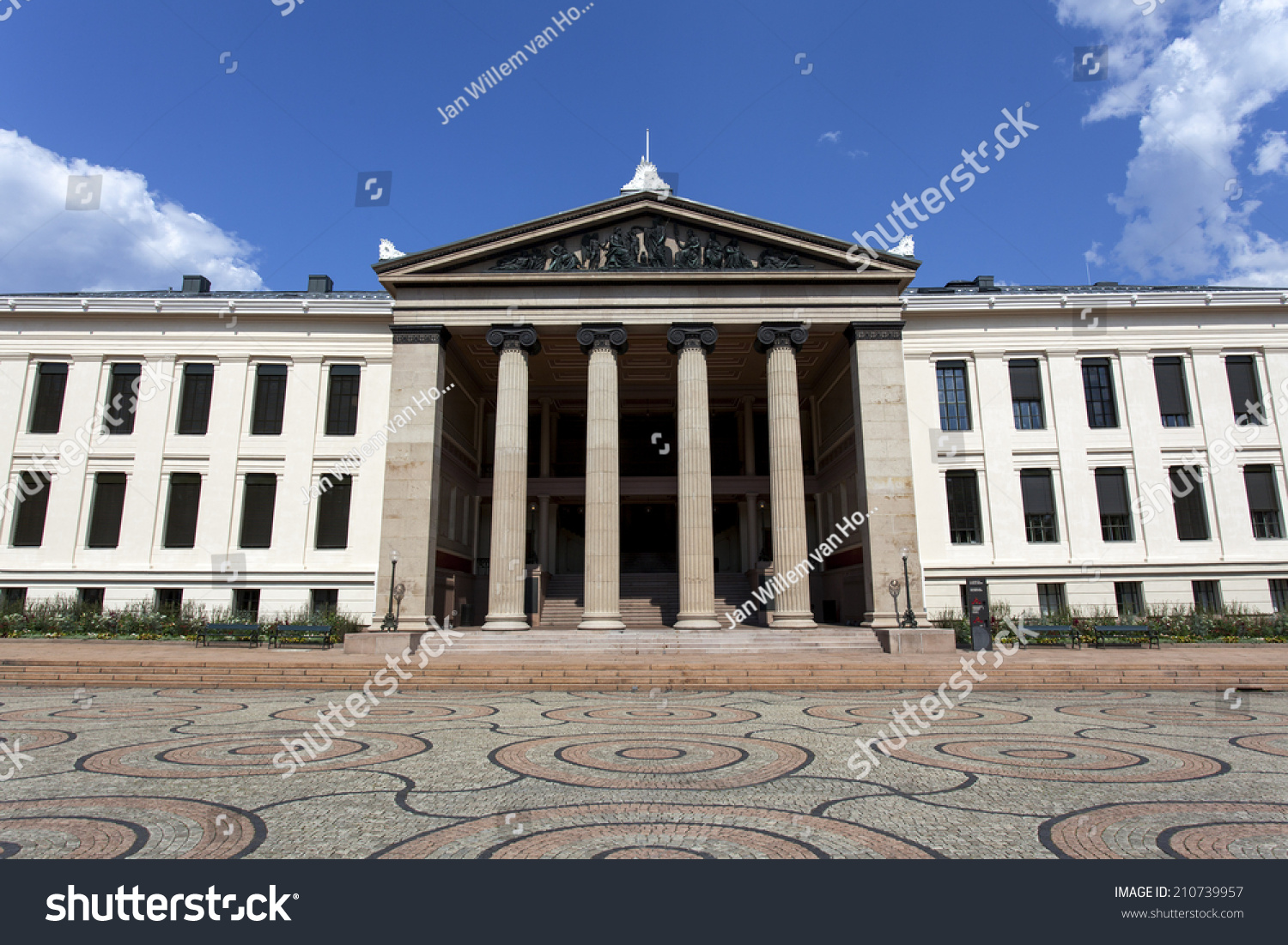 Universitetets Aula (University Of Oslo) In Oslo - Norway (Scandinavia ...