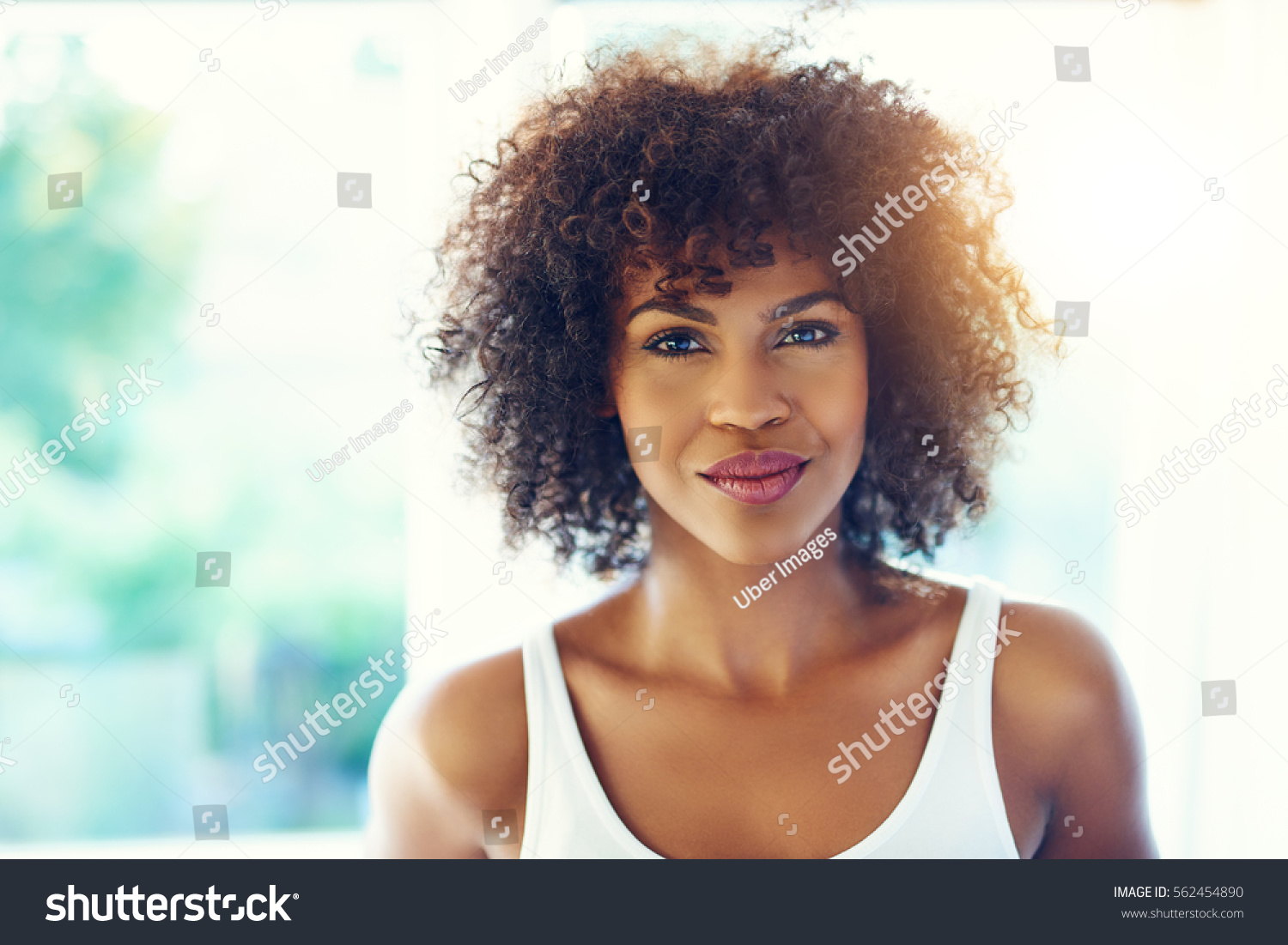 Upper Body Portrait Relaxed Young Black Stock Photo Edit Now