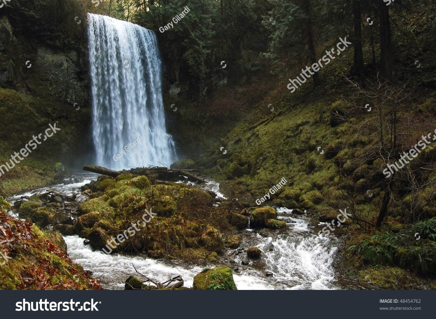 Upper Bridal Veil Falls Oregon Stock Photo Edit Now