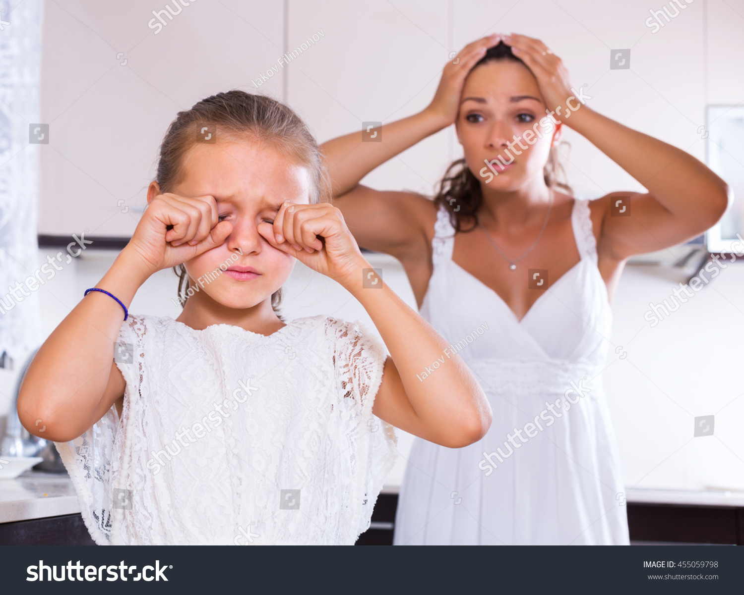 Angry Upset Little Girl Stock Photo 24562561 Shutterstock