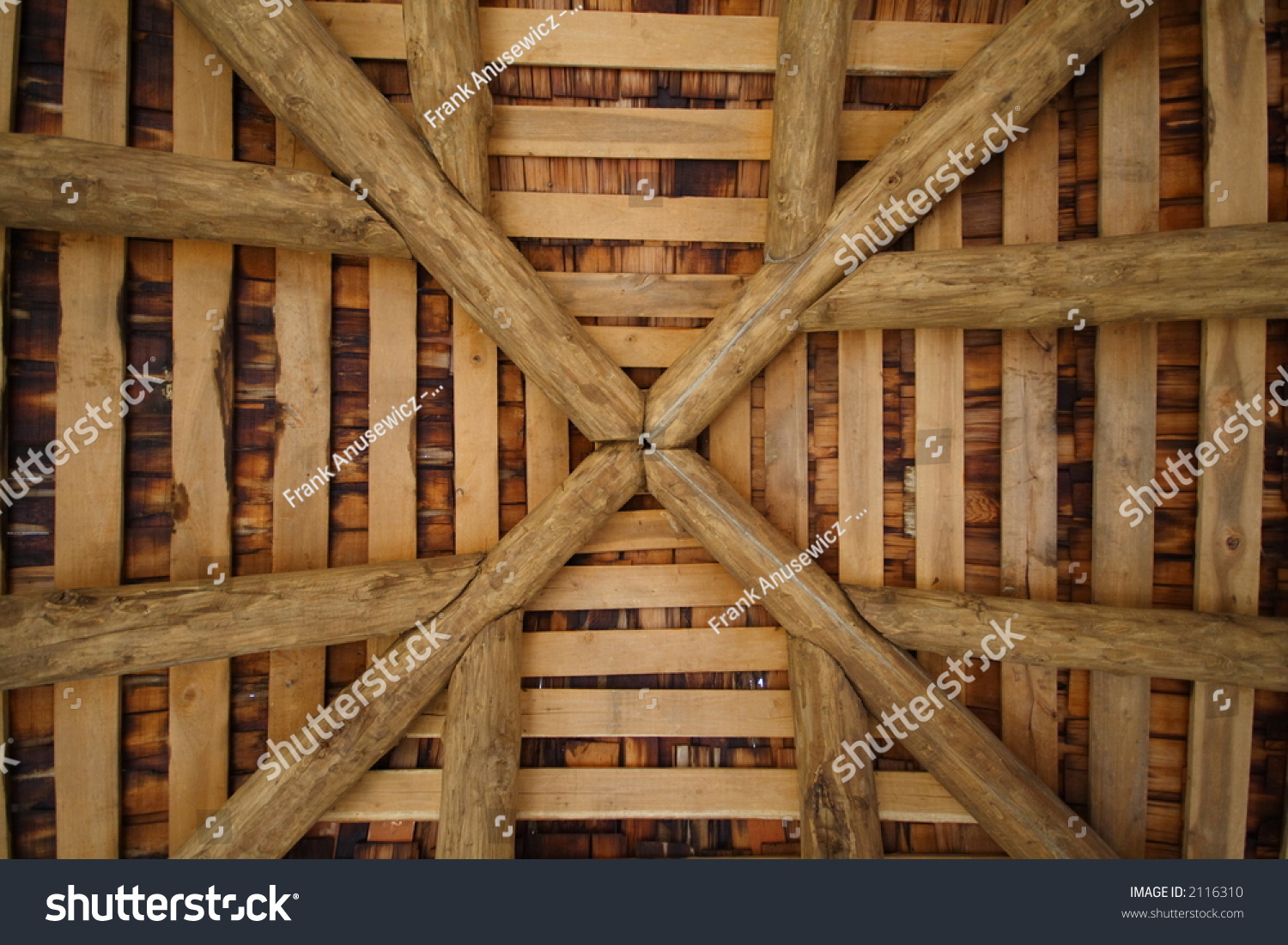 Upward View Pine Timber Framed Square Stock Photo Edit Now