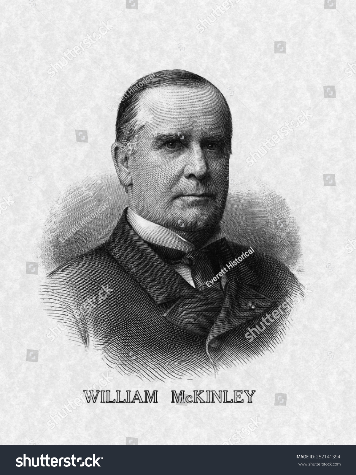 米国大統領 ウィリアム マッキンリー米大統領 のイラスト素材