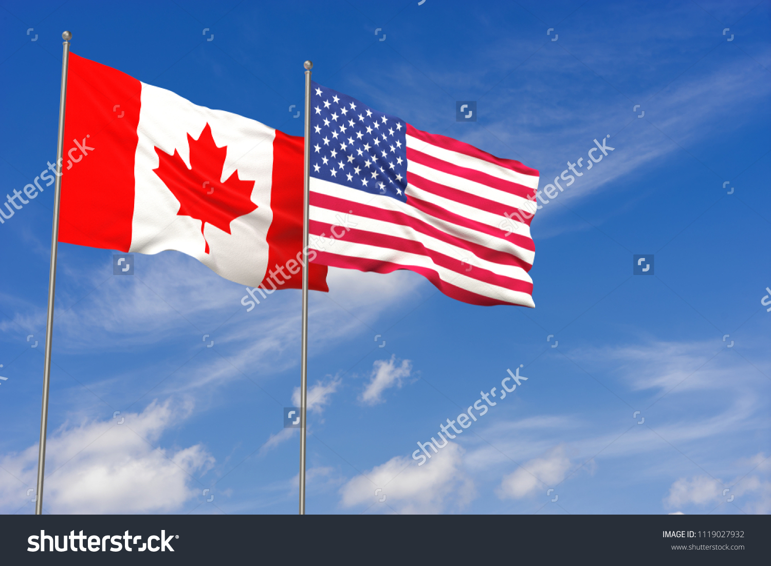 742 Canada Us Trade Images, Stock Photos & Vectors 