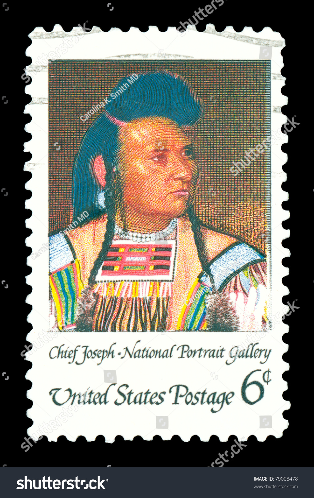 Usa Circa 1968 Chief Joseph 18401904 Stock Photo 79008478 - Shutterstock