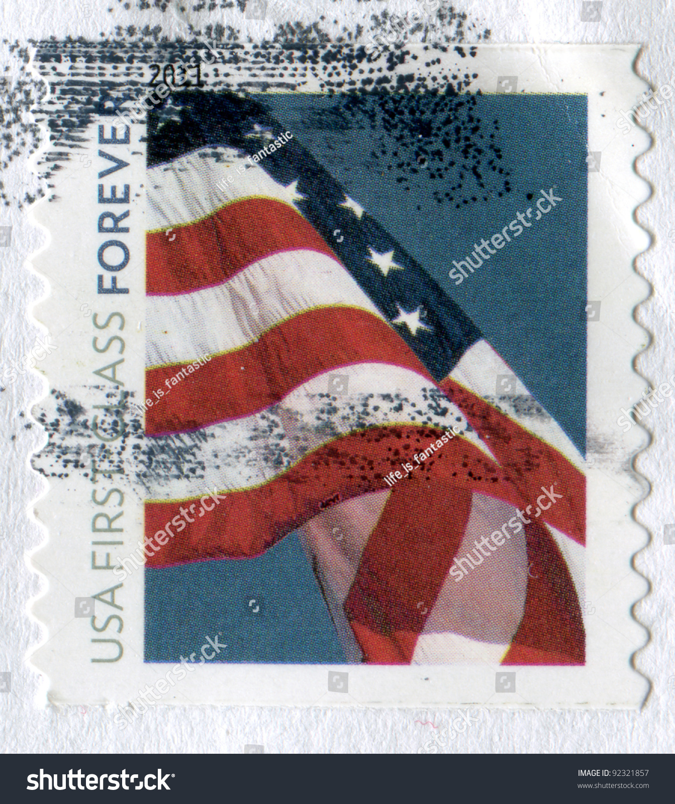 Usa- Circa 2011: Postage Stamp Printed In Usa Shows The Image Of Usa ...